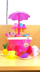 Mainan Edukasi Gerobak Dorong Es Krim - RAJA GULA ICE CREAM / SG Toys SRG 928
