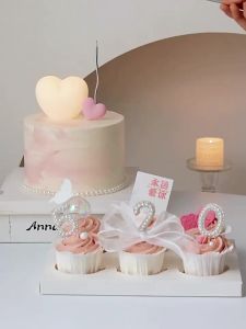 🔥Wishwa👍 3D Aesthetic Heart Light Creative LED Love Atmosphere Light Birthday Cake Decoration Gift