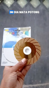 MATA GERINDA POTONG POLES KACA GRANIT MARMER 4" GLASS CUTTER MATA PISAU POLES KACA GERANIT MARMER