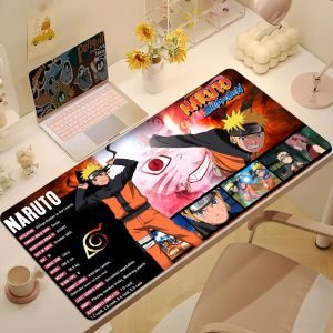 Bandai | Naruto Anime Tấm Lót Chuột Dày Chống Trượt Cỡ Lớn Có Tựa Cổ Tay Để Chơi Game Sử Dụng Văn Phòng Cạnh Đệm Cao Su