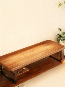 MUGG | Height Adjustable Monitor Desk Shelf Organizer Wooden