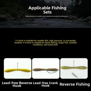 XIANOUKA | Tournament Soft Bait Unweighted Both Saltwater and Freshwater