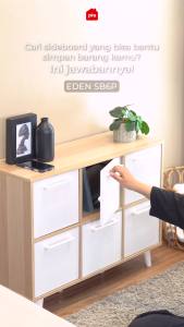 PIRA METROPOLIS - EDEN SB6P Meja TV / Bufet / Kabinet / Sideboard / Rak Serbaguna / Lemari Pakaian