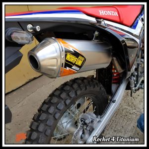 Knalpot Norifumi Rocket4 Titanium Full Bending KLX150 KLX140 CRF150L WR155 DTracker Viar Cross X 150