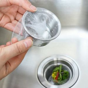 Set 100 túi lọc rác để bồn rửa bát nhà bếp chống tắc nghẽn cống thoát sàn NB02