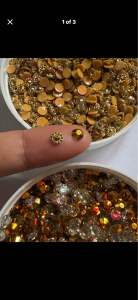 RHINESTONE GOLD 600pcs 5mm - Perfect for DIY Projects