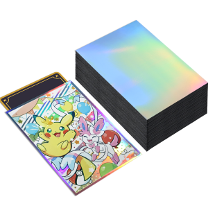 Takara Tomy | 60PCS 67x92mm Standard Size Pikacu Anime Card Sleeves Top Loading Board Game Card Sleeves Protector for TCG/PTCG/PKM