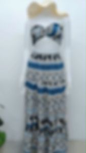 ชุดเซ็ต 2 ชิ้น ลายช้าง เกาะอก