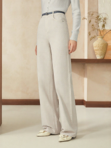Spring Vintage Textured Light Straight Jeans
