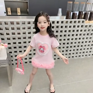 👗 Sanrio Melody เดรสเจ้าหญิงเด็กผู้หญิง 2025 ใหม่ล่าสุด ลายการ์ตูนน่ารัก สไตล์ซัมเมอร์ แขนกุด พร้อมส่งฟรี! 🎀