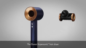 HD08 Professional Hair Dryer with Flyaway Nozzle – Iron/Fuchsia