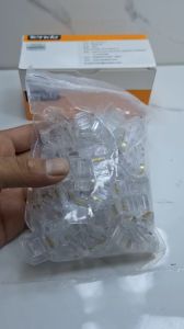 Hạt mạng RJ45 Tenda Cat5 Cat6 (hộp 100 jack)