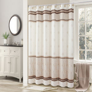 DAISHI | Luxurious Elegant Moisture-proof Mildew-proof Bathroom Shower Curtain