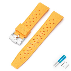 Curved End Strap for Swatch X Blancpain Five Ocean Men Women Waterproof Sport for Fifty Fathoms Liquid Silicone Watch Band 22mm