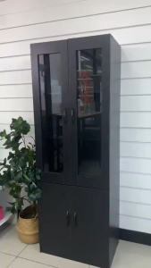 F&F: Billy Glass Cabinet with door/Bookcase Storage/almari kaca/rak buku /almari buku/almari hiasan