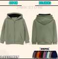 Jaket Hoodie Anak Laki laki Perempuan Zipper polos/Resleting/Sweater Hoodie Anak Polos/Sweater Anak Terbaru Usia 2-13 Tahun. 
