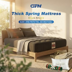 CTH Tilam 20CM Spring Tilam Single / Queen / King Vacuum Roll Packing Firm Pocket Spring Support Mattress (10 Years Warranty)