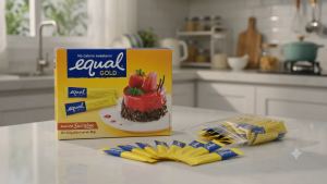 Equal Sweetener Low Calorie Sugar Substitute Sachets | Zero/Low Sugar Coffee Sweetener | Diet & Diabetic Friendly