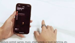 R10แหวนอัจฉริยะรวมการติดตามอัตราการเต้นของหัวใจและเครื่องวัดการนอนหลับ