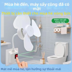 Quạt Gắn Tường Cắm Điện cho Bếp Phòng Tắm Toilet Không Cần Khoan