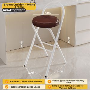 Vintage Foldable Bar Stool