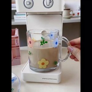 Reviln เซ็ตจาน แก้วน้ำน ชาม  ดอกไม้น่ารัก ชุดเครื่องครัว  ขายแยกชิ้น  Tableware