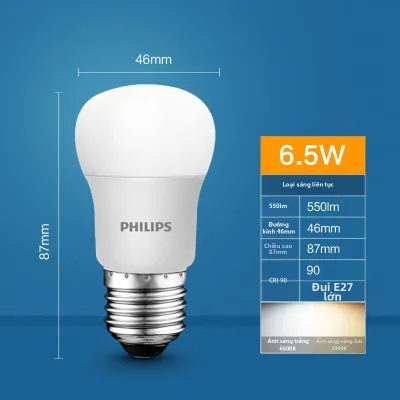 Philips | Đèn LED Tiết Kiệm Năng Lượng E27/E14