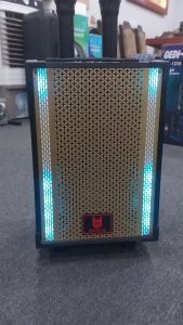 Loa kéo BD 9080 Bluetooth karaoke di động - Bass 2 tấc + 2 mic thiết kế mới Gọn nhẹ dễ mang đi: du lịch cắm trại Loa kéo BD 9080 Bluetooth karaoke di động