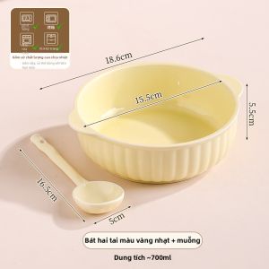 Mr.Snail | Tô kem phong cách an toàn lò vi sóng hai quai