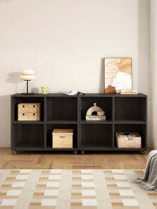 Space-Saving Modular Movable Multi-layer Customizable Low Shelf