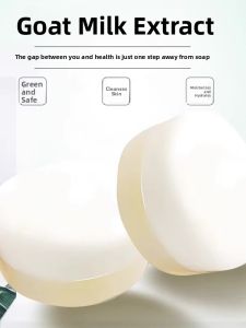 Red Guard Goat Milk Soap Facial Cleansing Bathing Scented Skin Nourishing Bar Soap Fragrant Body Wash Hygienic Cleaning Agent