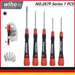 Wiha | WIHA 267P Series TORX® Precision Screwdrivers T1/T2/T3/T4/T5 T6 - Anti-Slip Effortless for Phone/Laptop Repair German-Made