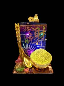 Black Gold Charcoal Decoration Luck & Prosperous decoration  Kayu Arang 招财黑金炭/旺财木炭装饰摆设 风水摆设