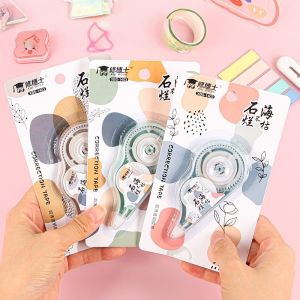 Cartoon Correction Tape 6M Large Capacity Pastel Color Whiteout for Student Homework School & Classroom Rewards
