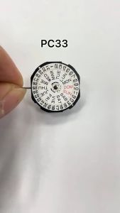 Grosir & Ecer - Mesin Jam Tangan Hitam Hari Tanggal Cowok PC33 / PC 33 / PC-33 Original 100%