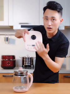 Joyoung health kettle automatic glass multifunction electric heating tea pot 九阳养生壶 全自动玻璃多功能电热花茶壶
