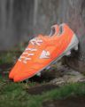 Sepatu Sepak Bola Sevspo X Zoro One Leather Orange White Sepatu Bola Bahan Kulit Bisa COD. 