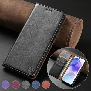 Wallet Skin Friendly Strong Magnetic RFID Blocking Flip Leather Case For Samsung Galaxy A06 A07 A16 A17 A26 A27 A36 A37 A56 A57