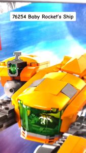 Đồ Chơi Xếp Hình Chính Hãng Lego Super Heroes Marvel Baby Rockets Ship 76254 - 330 Mảnh Ghép