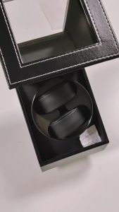 O-KAY PU Watch Winder for Automatic Watches Watch Box USB Charging Fathers Day Gift
