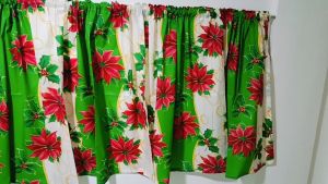 half Curtain/kitchen sink Christmas Curtain/Tela po