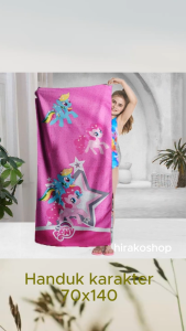 PROMO! HANDUK MANDI ANAK MOTIF KARAKTER TERBARU & TERMURAH! Uk.70x140cm
