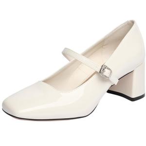 Josiny | Fashionable Womens Mary Janes Coarse Heel Shoes