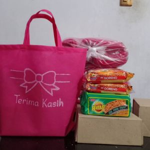 tas Snack ukuran 30x30 isi 50pcs