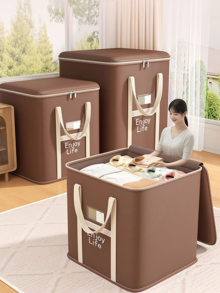 Large Capacity Storage Bag For Clothes And Quilts Foldable_voghion.com