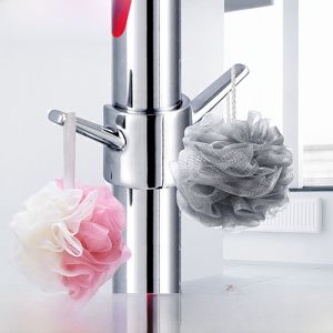 JOMOO Shower Holder Bracket Accessories round Double Hook Adjustable Rod for Towel And Bath Ball Hanging Bathroom Accessories