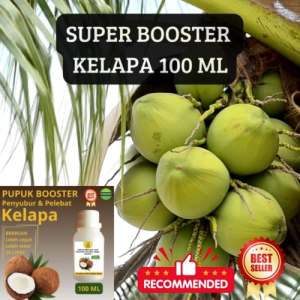 Pupuk Kelapa Booster Cair Organik Pelebat Buah Kelapa 100 ML