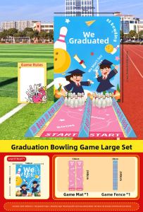 QIANHUAJIAN | Love-themed Bowling Game Decoration Kt Board