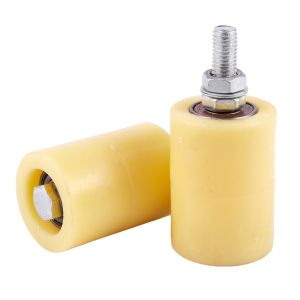 2Pcs Sliding Gate Top / Upper Guide Roller 50x70mm With Nylon Roller + Steel Ball Bearings