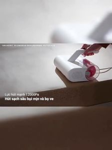 Máy hút bụi Xiaomi Dust Mite Vacuum Cleaner EU Hút Giường Nệm Sofa Diệt Khuẩn UV Lực Hút Mạnh - Hàng Chính Hãng